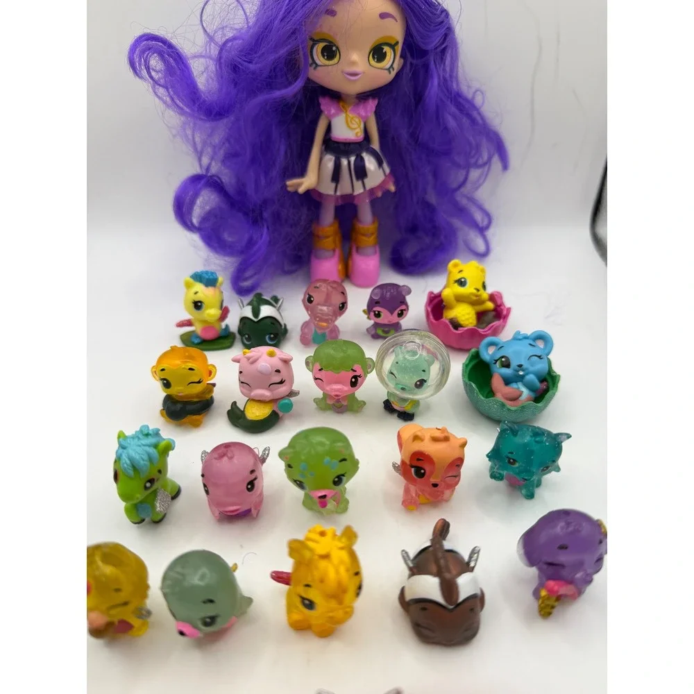Hatchimals CollEGGtibles Lot of‎ 20 Figures and Shopkins Shoppies Doll